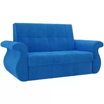 Диван прямой Родос (велюр голубой) Лига Диванов 105293