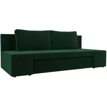 Диван прямой Сан Марко (велюр зеленый) Лига Диванов 114011