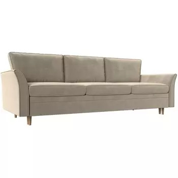 Диван прямой София (микровельвет бежевый) Лига Диванов 28975