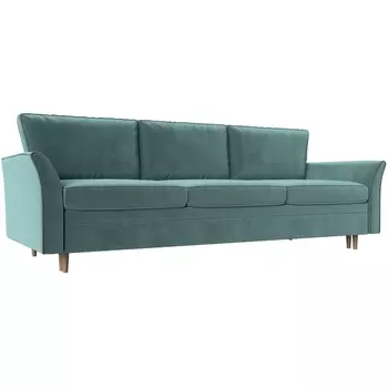 Диван прямой София (велюр бирюзовый) Лига Диванов 106274