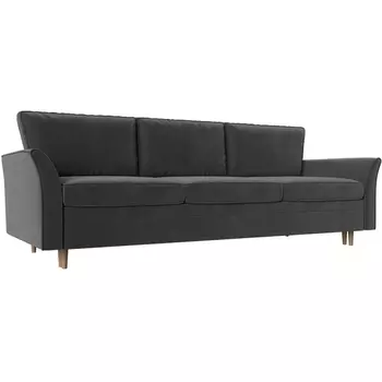 Диван прямой София (велюр серый) Лига Диванов 106277