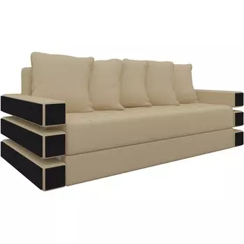 Диван прямой Венеция (экокожа бежевая) Лига Диванов 27958