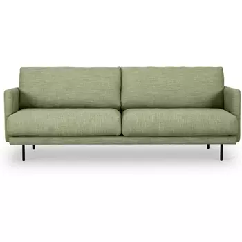 Диван Ricadi трехместный ОГОГО (арт.727530), (Ткань,Рогожка/Зеленый) ОГОГО Обстановочка!