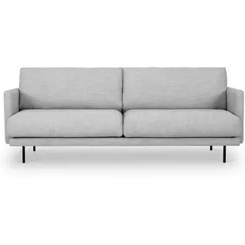 Диван Ricadi трехместный ОГОГО (арт.727533), (Ткань,Рогожка/Светло-серый) ОГОГО Обстановочка!