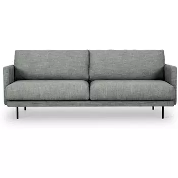 Диван Ricadi трехместный ОГОГО (арт.758474), (Ткань,Рогожка/Серый) ОГОГО Обстановочка!