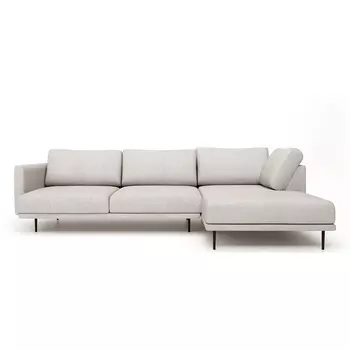 Диван Ricadi угловой ОГОГО (арт.737428), (Ткань,Рогожка/Бежевый) ОГОГО Обстановочка!