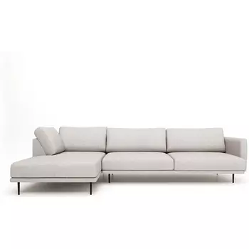 Диван Ricadi угловой ОГОГО (арт.737434), (Рогожка,Ткань/Бежевый) ОГОГО Обстановочка!