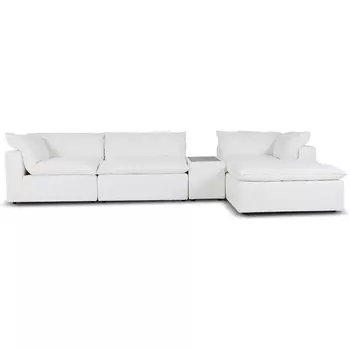 Диван Rivoli ОГОГО Обстановочка! (Ткань/Белый) арт.909273