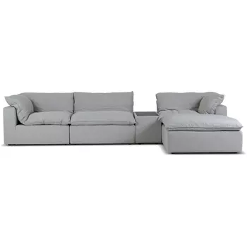 Диван Rivoli ОГОГО Обстановочка! (Ткань/Светло-серый) арт.909274