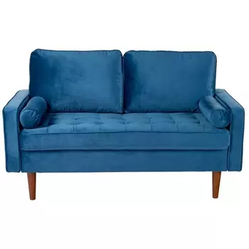 Диван двухместный синий Bradex Home Scott FR 0475