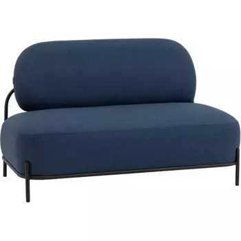 Диван Stool Group Стоун рогожка синий УТ000036926