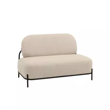 Диван Стоун велюр рельефный молочный Stool Group арт.УТ000040007