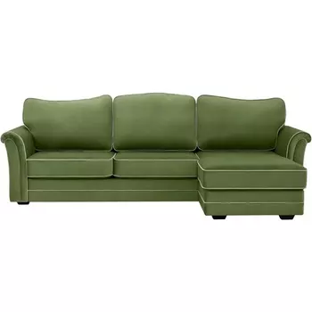 Диван Sydney угловой правый ОГОГО (арт.334790), (Ткань/Зеленый) ОГОГО Обстановочка!