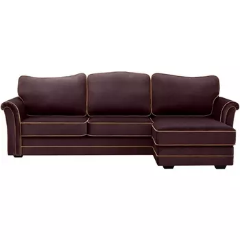 Диван Sydney угловой правый ОГОГО (арт.334803), (Ткань/Бордовый) ОГОГО Обстановочка!