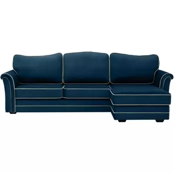 Диван Sydney угловой правый ОГОГО (арт.334806), (Ткань/Темно-синий) ОГОГО Обстановочка!