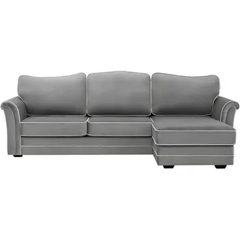 Диван Sydney угловой правый ОГОГО (арт.343248), (Ткань/Серый) ОГОГО Обстановочка!