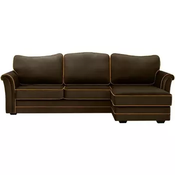 Диван Sydney угловой правый ОГОГО (арт.343250), (Ткань/Коричневый) ОГОГО Обстановочка!