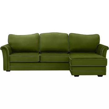 Диван Sydney угловой правый ОГОГО (арт.343253), (Ткань/Зеленый) ОГОГО Обстановочка!