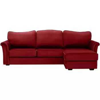 Диван Sydney угловой правый ОГОГО (арт.343590), (Ткань/Бордовый) ОГОГО Обстановочка!