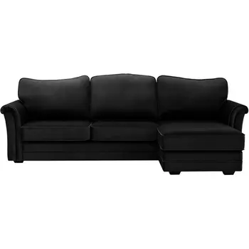 Диван Sydney угловой правый ОГОГО (арт.343596), (Ткань/Черный) ОГОГО Обстановочка!