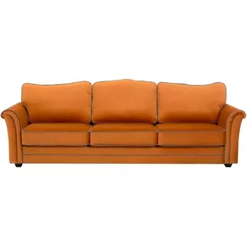 Диван трехместный Sydney ОГОГО (арт.334213), (Ткань/Оранжевый) ОГОГО Обстановочка!