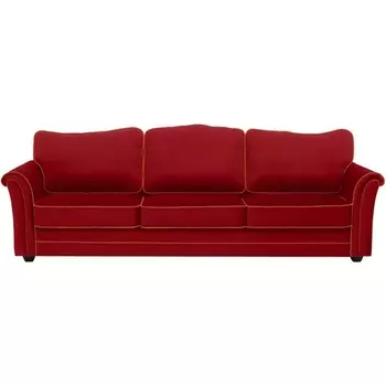 Диван трехместный Sydney ОГОГО (арт.340434), (Ткань/Красный) ОГОГО Обстановочка!