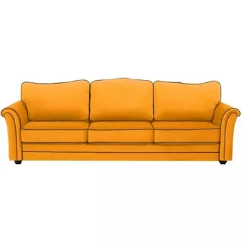 Диван трехместный Sydney ОГОГО (арт.340444), (Ткань/Желтый) ОГОГО Обстановочка!