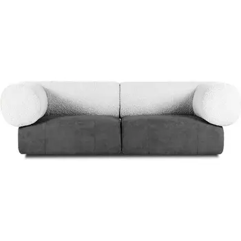 Диван Trevi ОГОГО Обстановочка! (Мех,Велюр/Белый,Серый) арт.881270