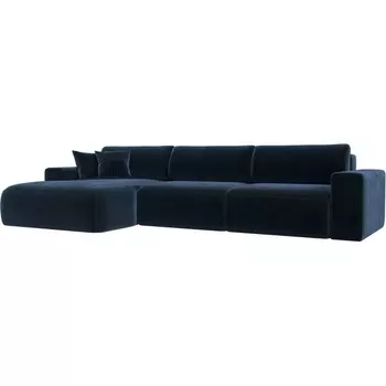 Диван угловой Лига-036 НПБ Классик Лонг левый угол Лига Диванов (Велюр) арт.127796L