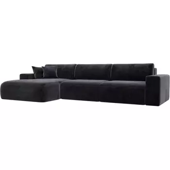 Диван угловой Лига-036 НПБ Классик Лонг левый угол Лига Диванов (Велюр) арт.127803L