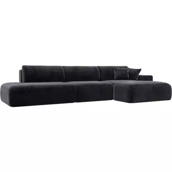 Диван угловой Лига-036 НПБ Модерн Лонг правый угол Лига Диванов (Велюр) арт.127763