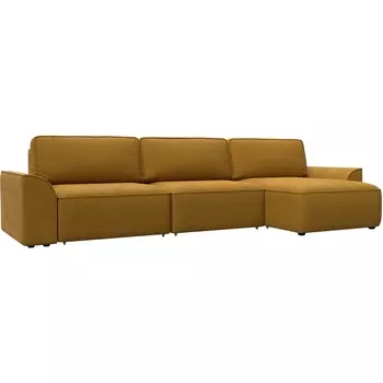 Диван угловой Лига-048 НПБ лонг Лига Диванов (Велюр) арт.128489