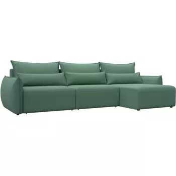 Диван угловой Лига-051 НПБ Лонг угол универсальный Лига Диванов (Рогожка) арт.128663