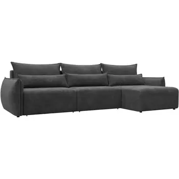 Диван угловой Лига-051 НПБ Лонг угол универсальный Лига Диванов (Велюр) арт.128726