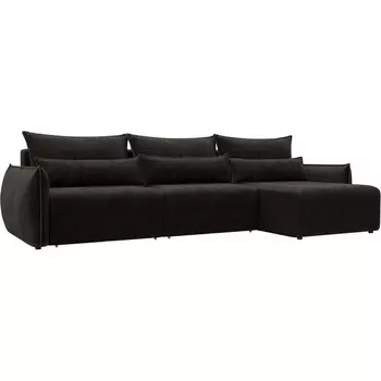 Диван угловой Лига-051 НПБ Лонг угол универсальный Лига Диванов (Велюр) арт.128729