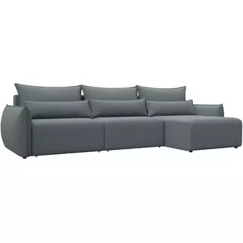 Диван угловой Лига-051 НПБ Лонг угол универсальный Лига Диванов (Рогожка) арт.128661