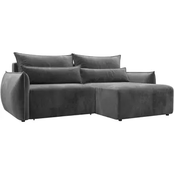 Диван угловой Лига-051 НПБ угол универсальный Лига Диванов (Велюр) арт.128654