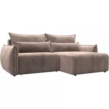 Диван угловой Лига-051 НПБ угол универсальный Лига Диванов (Велюр) арт.128652