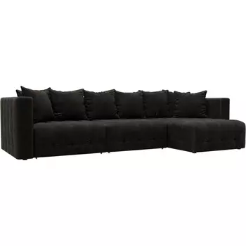 Диван угловой Лига-052 НПБ Лонг угол универсальный Лига Диванов (Велюр) арт.128834