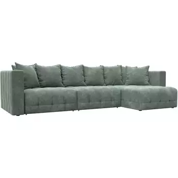 Диван угловой Лига-052 НПБ Лонг угол универсальный Лига Диванов (Велюр) арт.128832