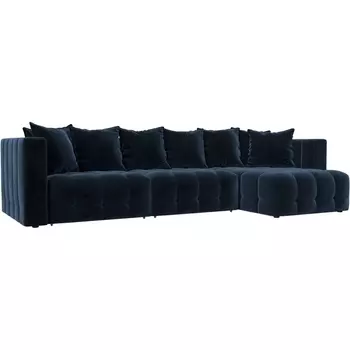 Диван угловой Лига-052 НПБ Лонг угол универсальный Лига Диванов (Велюр) арт.128820