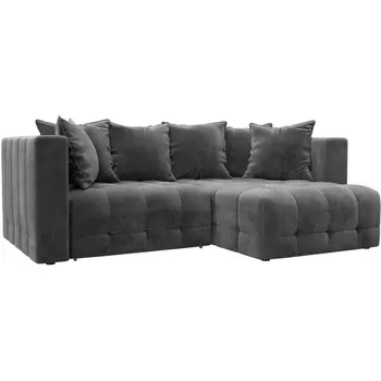 Диван угловой Лига-052 НПБ угол универсальный Лига Диванов (Велюр) арт.128799