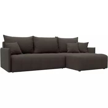 Диван угловой Лига-054 НПБ угол универсальный Лига Диванов (Рогожка) арт.129023