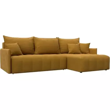 Диван угловой Лига-054 НПБ угол универсальный Лига Диванов (Велюр) арт.129050