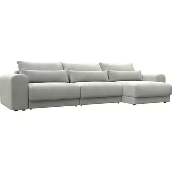 Диван угловой Лига-056 НПБ Лонг угол универсальный Лига Диванов (Велюр) арт.129163