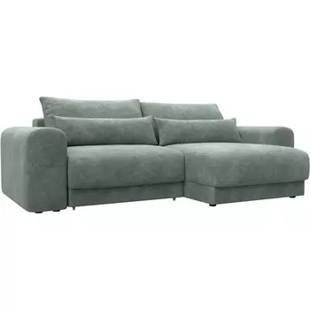 Диван угловой Лига-056 НПБ угол универсальный Лига Диванов (Велюр) арт.129160