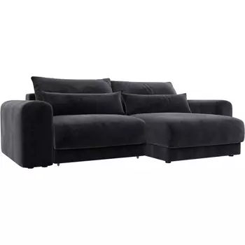 Диван угловой Лига-056 НПБ угол универсальный Лига Диванов (Велюр) арт.129153