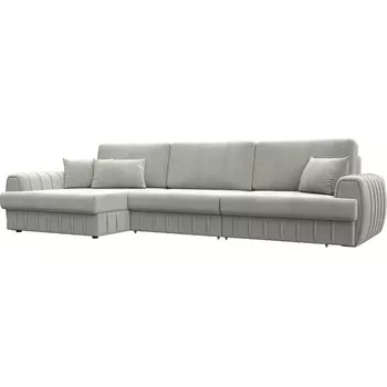 Диван угловой Лига-057 НПБ Лонг угол левый Лига Диванов (Велюр) арт.129303L