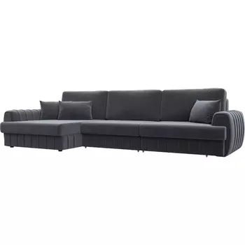 Диван угловой Лига-057 НПБ Лонг угол левый Лига Диванов (Велюр) арт.129300L