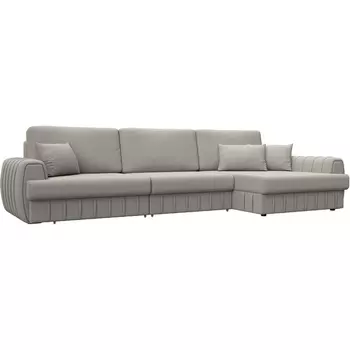 Диван угловой Лига-057 НПБ Лонг угол правый Лига Диванов (Рогожка) арт.129292